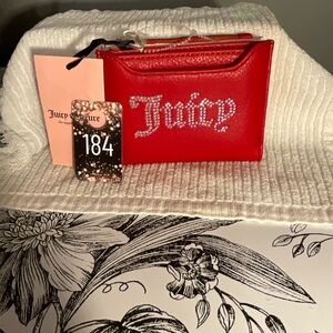 Red wallet by Juicy Couture